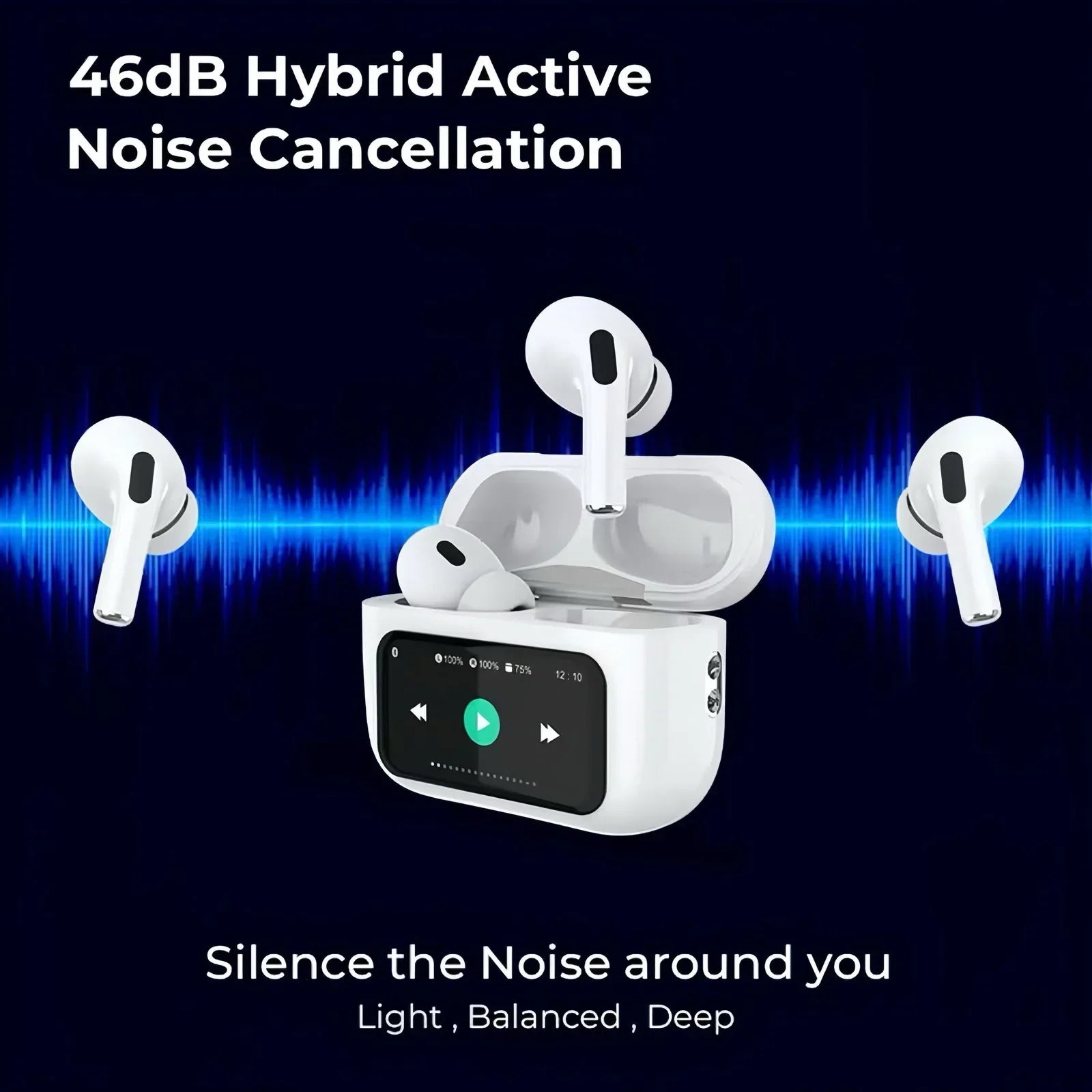 Touch Screen Earbuds A9 Pro