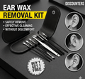 Ear Wax Remover Stainless Steel Kit – Safe & Reusable Ear Cleaning Tool Set - Buy 1 get 1 free