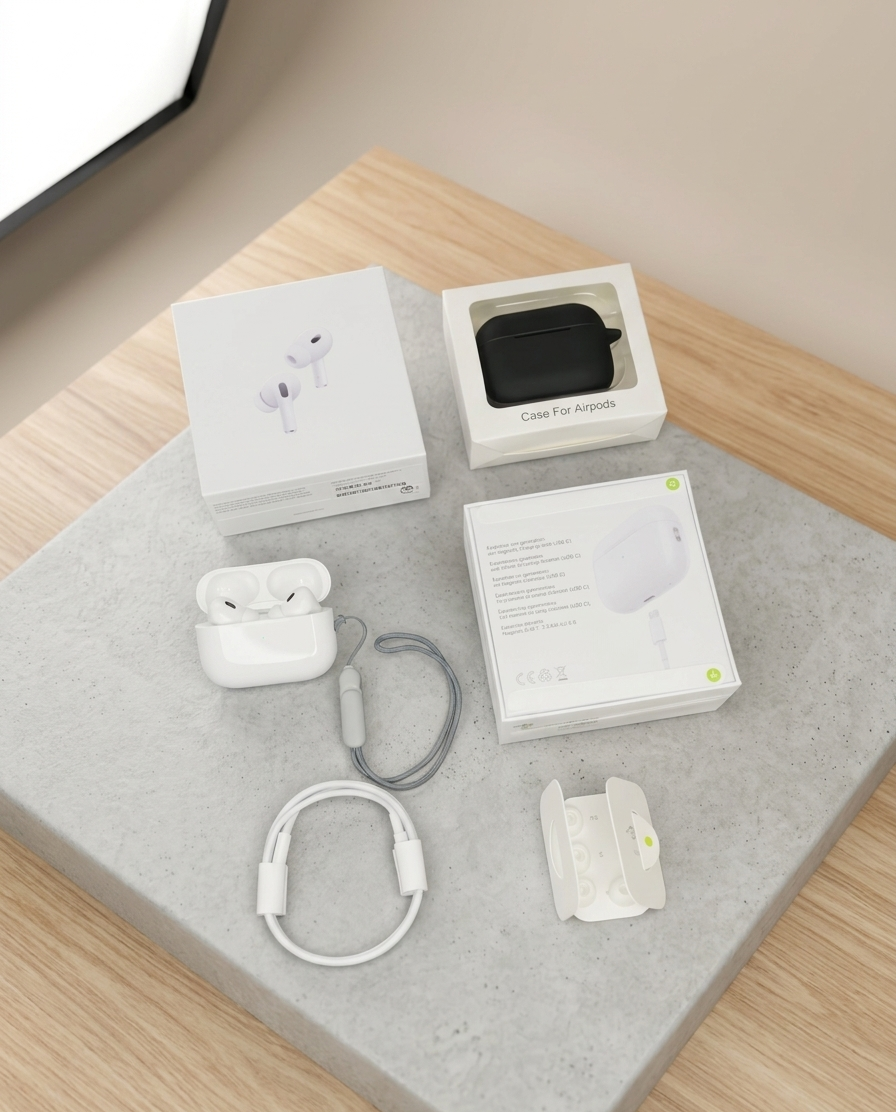 AirPods Pro 2 3rd Gen + Free Case & Laniyard